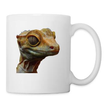 Crested Gecko - Coffee/Tea Mug - white - Right