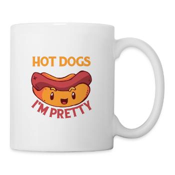 Feed Me Hot Dogs Hotdogs Foodie Wiener - Coffee/Tea Mug - white - Right