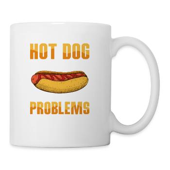 Hot Dog The Answer To All Life's Problems Wiener H - Coffee/Tea Mug - white - Right
