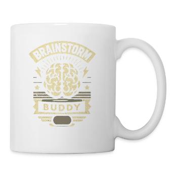 Brainstorm Buddy 11 - Coffee/Tea Mug - white - Right