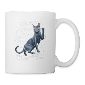 This Isnt Cat Hair On My Shirt Russian Blue - Coffee/Tea Mug - white - Right