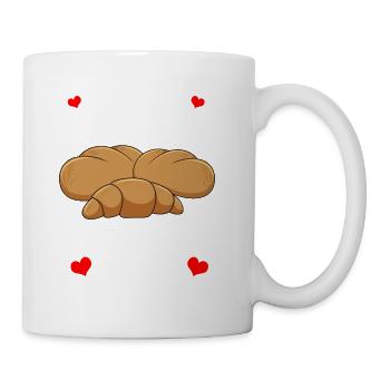 Bread Baking Bread Maker - Coffee/Tea Mug - white - Right