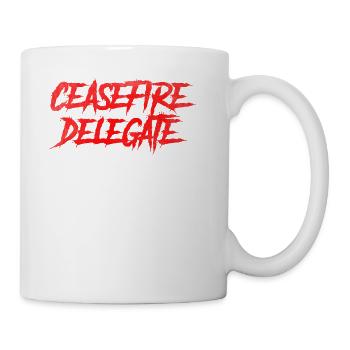 Ceasefire delegate - Coffee/Tea Mug - white - Right