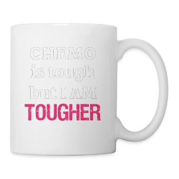 Chemo Support Chemotherapy Care Package Pink Beat - Coffee/Tea Mug - white - Right