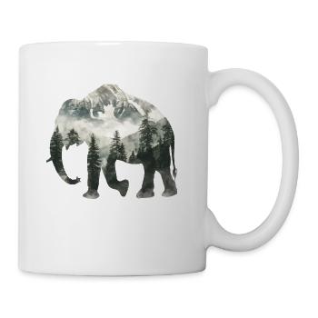 Elephant - Coffee/Tea Mug - white - Right