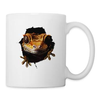 Crested Gecko - Coffee/Tea Mug - white - Right