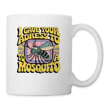 Funny Mosquito for a People with a sense of humor - Coffee/Tea Mug - white - Right