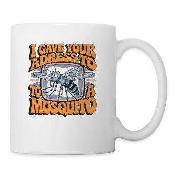 Funny Mosquito for a People with a sense of humor - Coffee/Tea Mug - white - Right