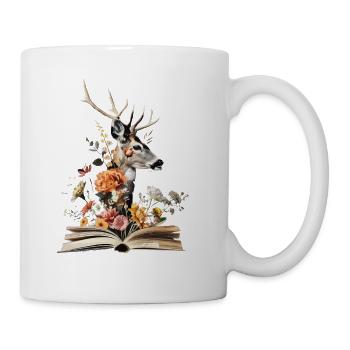 Cerf - Tasse - blanc - Droite