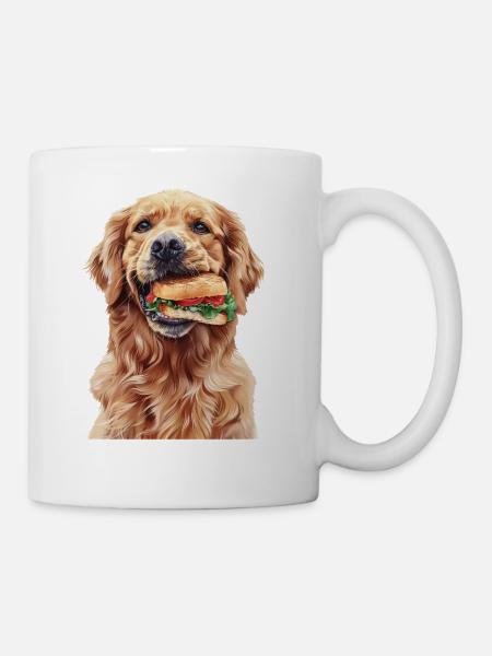 Golden Retriever - Coffee/Tea Mug - white