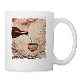 SAKE TO ME! - JAPAN THEME - Coffee/Tea Mug - white - Right