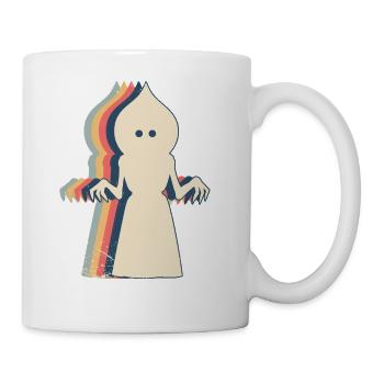 Flatwoods Monster Cryptid Cryptozoology Retro - Coffee/Tea Mug - white - Right