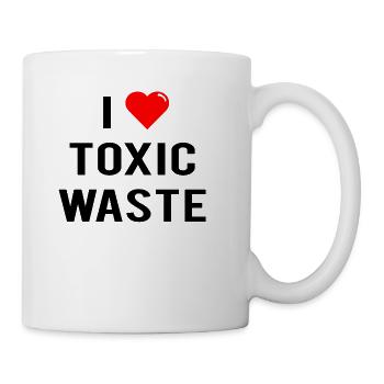 I Love Toxic Waste - Coffee/Tea Mug - white - Right