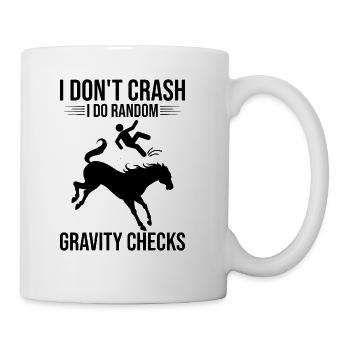 Funny Equestrian Horse Vaulting - Coffee/Tea Mug - white - Right