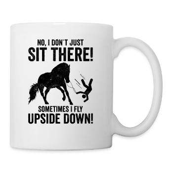Funny Equestrian Horse Vaulting - Coffee/Tea Mug - white - Right