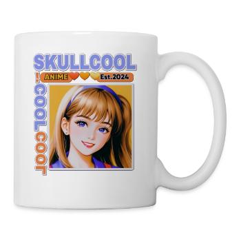 Skullcool cool cool style anime - Coffee/Tea Mug - white - Right