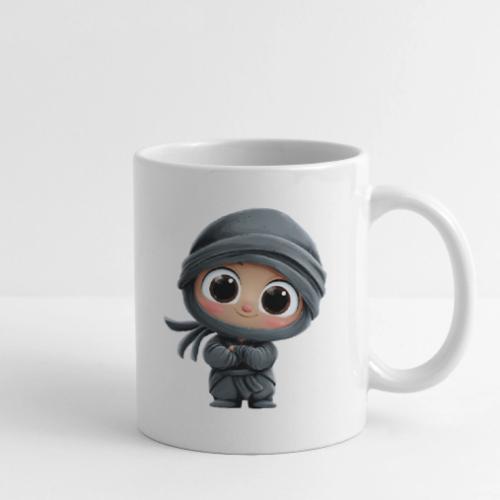 Cute Cartoon Baby Ninja Standing with Big Smile - Coffee/Tea Mug