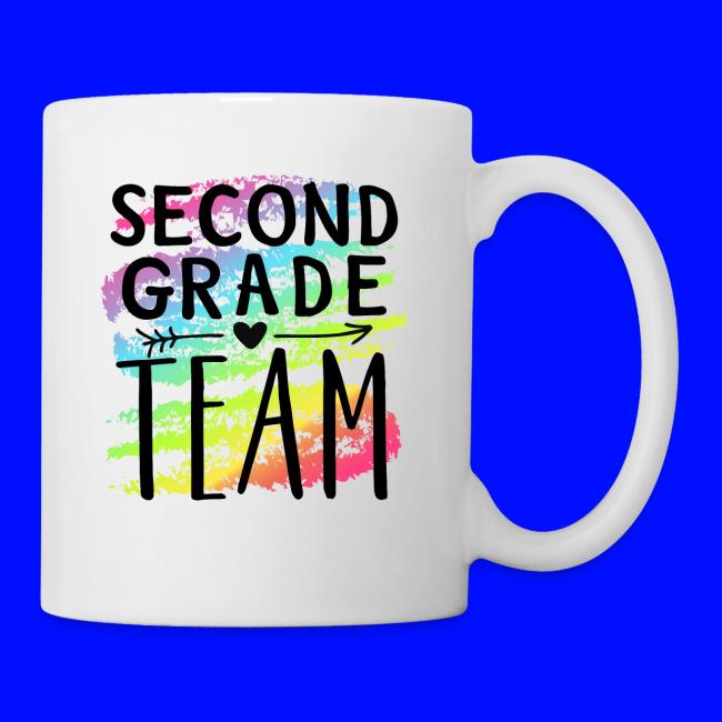 Second Grade Team Crayon Splash Teacher T-Shirts