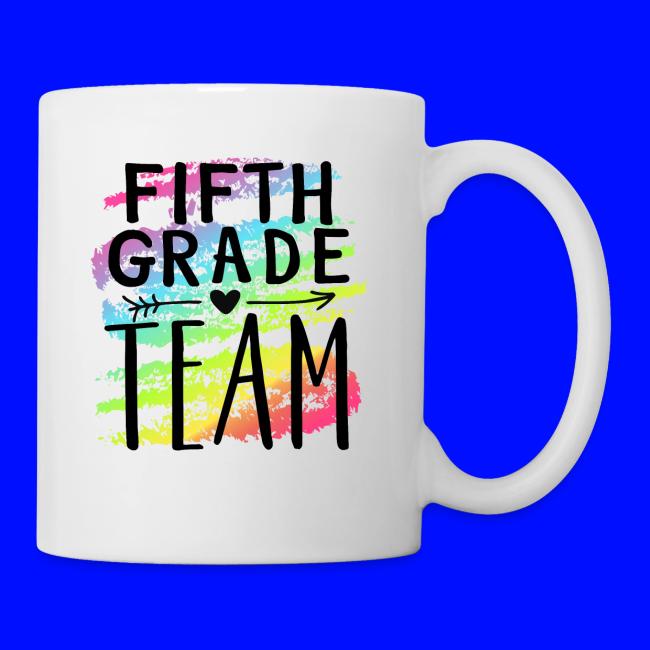 Fifth Grade Team Crayon Splash Teacher T-Shirts