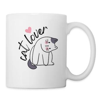 Cat Lover - Coffee/Tea Mug - white - Right