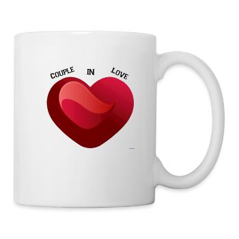 Couple in Love - Coffee/Tea Mug - white - Right