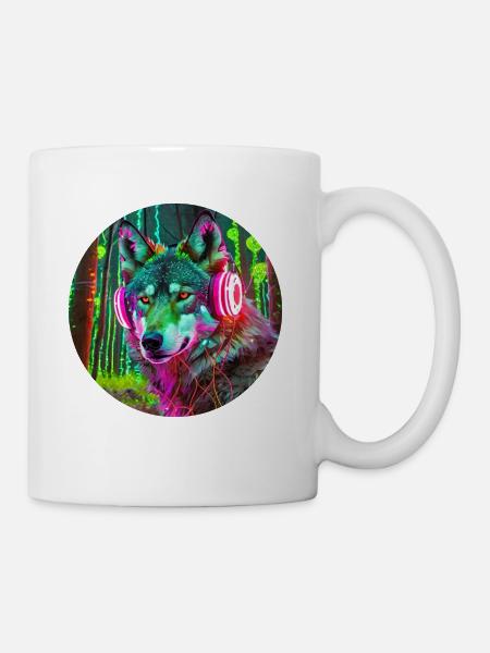 Electric Wilderness Glow 2 - Coffee/Tea Mug - white