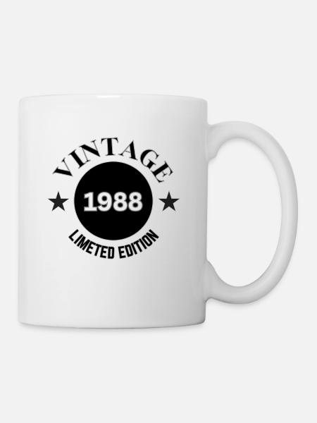 36 Year Old Vintage 1988 Limited Edition - Coffee/Tea Mug - white