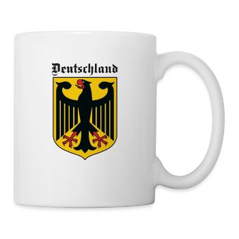 Germany Coat of Arms T Shirt - Coffee/Tea Mug - white - Right