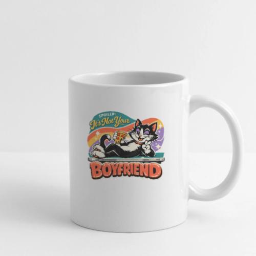 Sassy Cat Pride Pizza Retro Comic - Coffee/Tea Mug