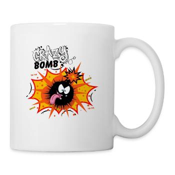 Crazy Bomb - Coffee/Tea Mug - white - Right