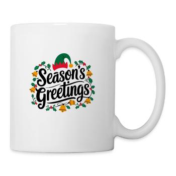 Season´s greetings Christmas - Coffee/Tea Mug - white - Right