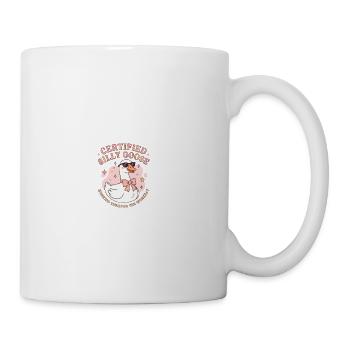 Certified Silly Goose Cartoon - Coffee/Tea Mug - white - Right