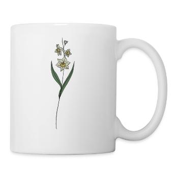 December Flower - Coffee/Tea Mug - white - Right
