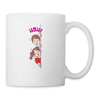 The best surprise shirt - Coffee/Tea Mug - white - Right