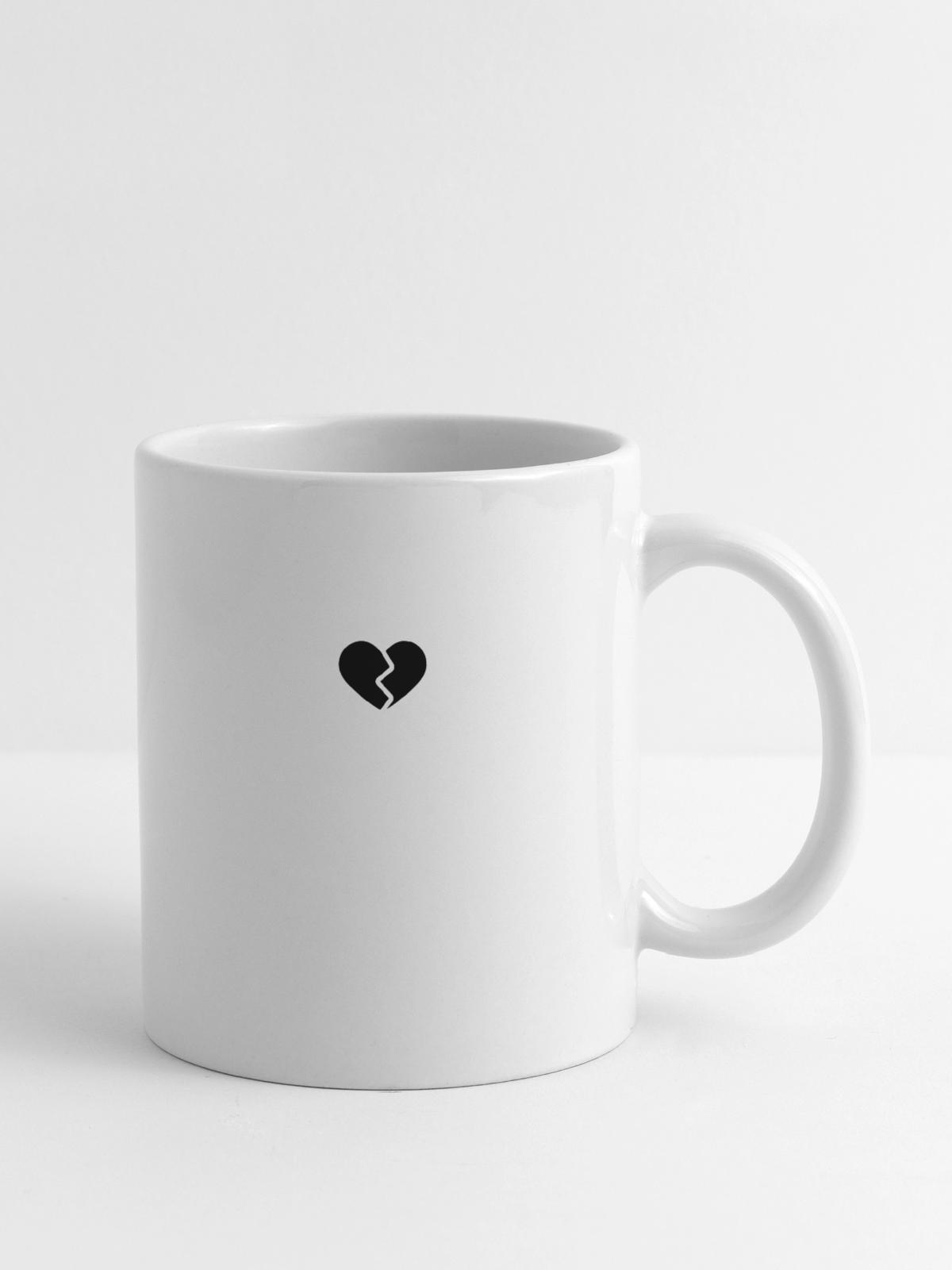 BROKEN HEART - Coffee/Tea Mug - white - Right