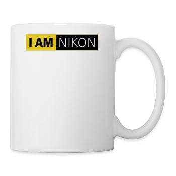 I AM NIKON Fan Campaign D4 F DSLR 35 mm APS SLR - Coffee/Tea Mug - white - Right