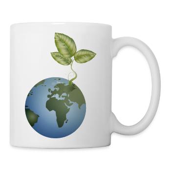 Seed in the earth unfolds - Coffee/Tea Mug - white - Right