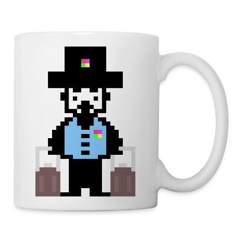 Mister Magic And Bucket Rainbow Without Background - Coffee/Tea Mug - white - Right