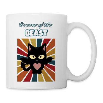 Cutest cat - cuteness overload for cat enthusiast - Coffee/Tea Mug - white - Right