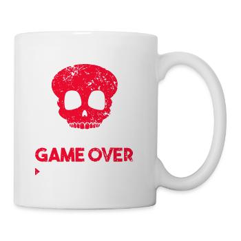 Gamer Skull Savepoint Restart - Coffee/Tea Mug - white - Right