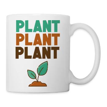 Plant A Tree For Climante Emergency - Coffee/Tea Mug - white - Right