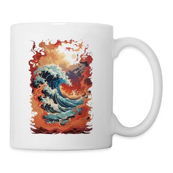 Traditional Waves - Coffee/Tea Mug - white - Right