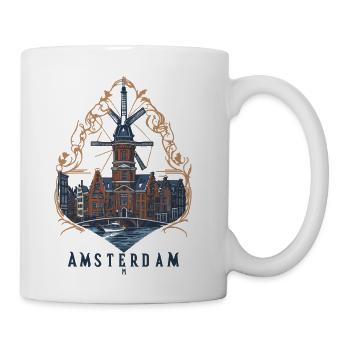 vintage amsterdam - Coffee/Tea Mug - white - Right