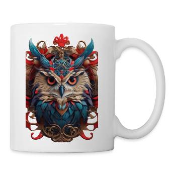 RegalRaptor Crest - Coffee/Tea Mug - white - Right