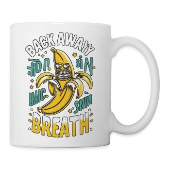 Back Away Banana Breath Gif - Coffee/Tea Mug - white - Right