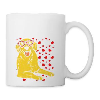 My Valentine Is Golden - Coffee/Tea Mug - white - Right