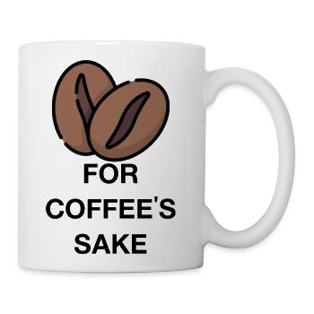 For Coffee's Sake - Coffee/Tea Mug - white - Right