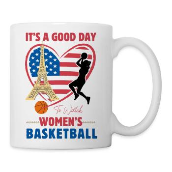 Women's basketball Summer Olympic Paris 2024 - Coffee/Tea Mug - white - Right
