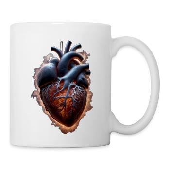 Heart - Coffee/Tea Mug - white - Right