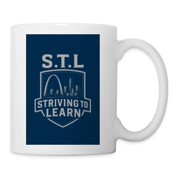 S.T.L Striving To Learn Crest - Coffee/Tea Mug - white - Right